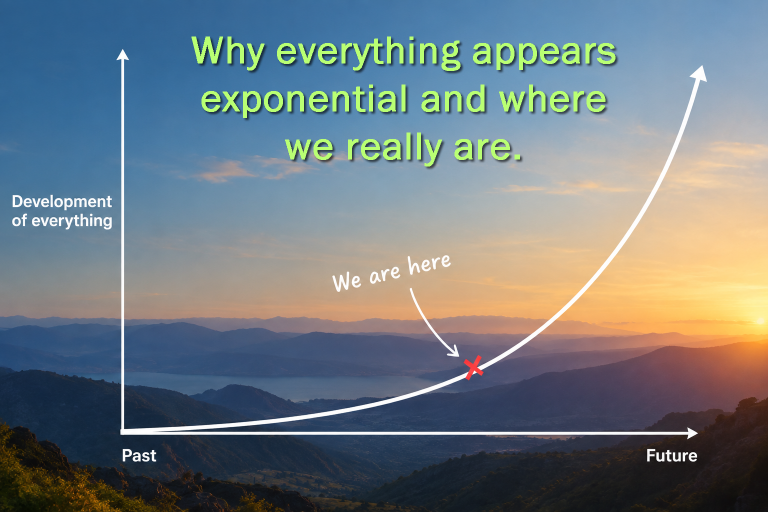 The Exponential Curve: Why We Always Think We Are Here