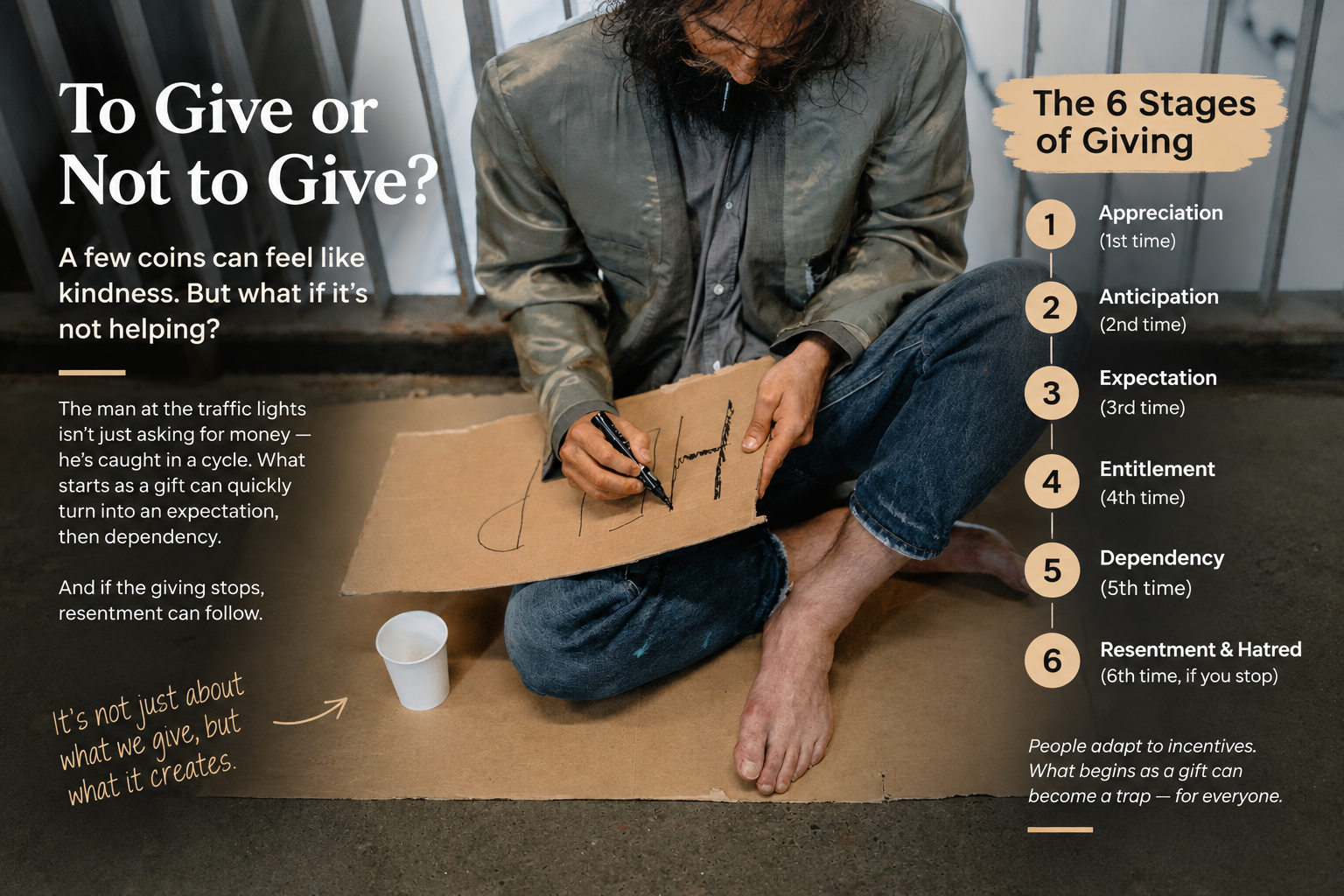 To Give or Not to Give, That is the Question